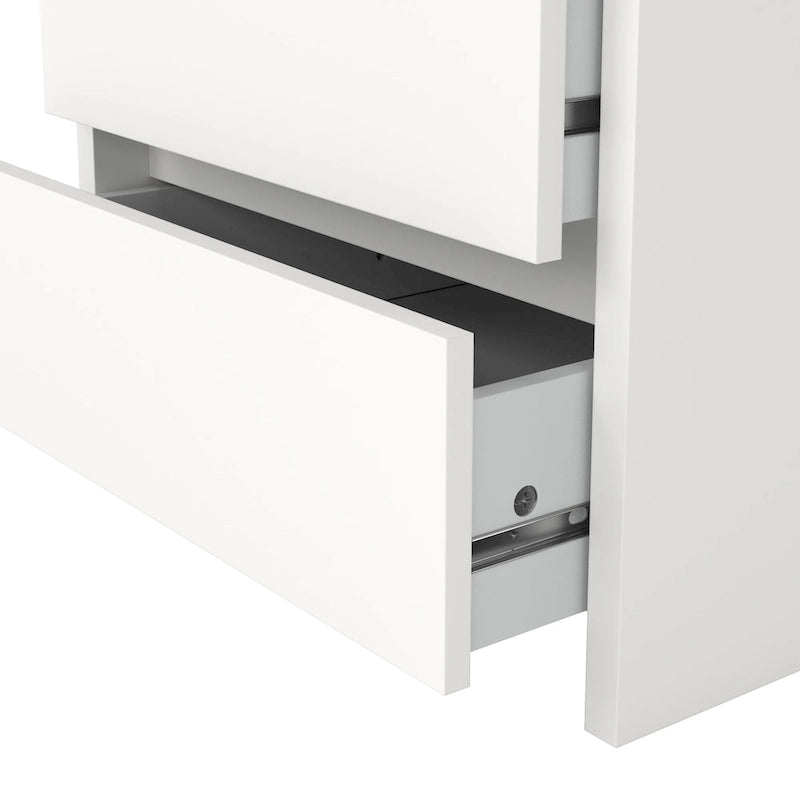 Comodino/Tavolino a 2 cassetti alto 43 cm