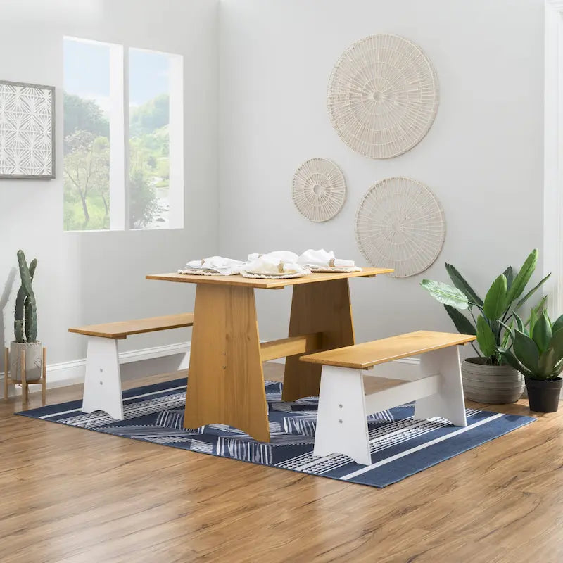  Farmhouse Rectangle Breakfast Table
