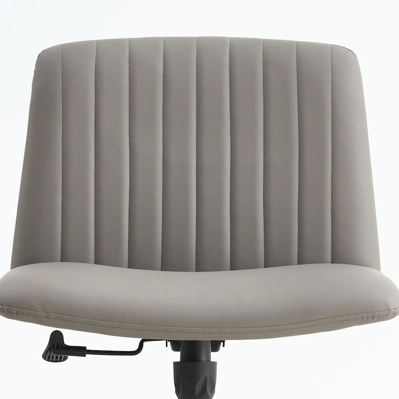 Sedia da ufficio girevole a 360° regolabile con base nera