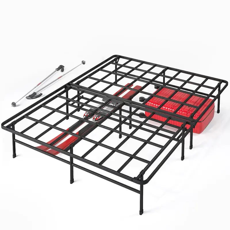  SmartBase Super Heavy Duty Mattress Foundation, 14 Inch Metal Platform Bed Frame