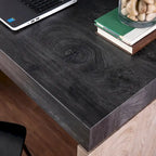 Scrivania transizionale nera in legno