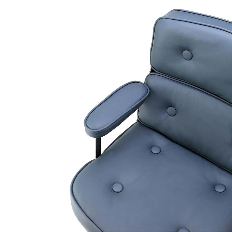 Sedia da ufficio ergonomica in pelle con altezza dello schienale regolabile Lobby Lumbar Support