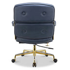 Sedia da ufficio ergonomica in pelle con altezza dello schienale regolabile Lobby Lumbar Support