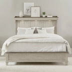  Weathered Linen King Mantle Bed