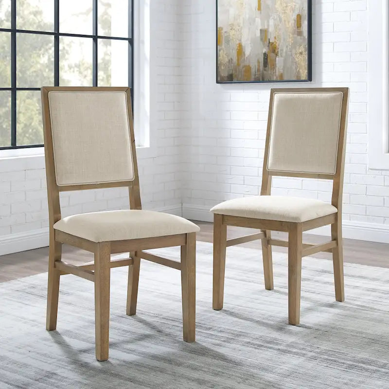 Set di 2 sedie con schienale imbottito - 18.25 L x 21 P x 39.88 A