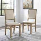 Set di 2 sedie con schienale imbottito - 18.25 L x 21 P x 39.88 A