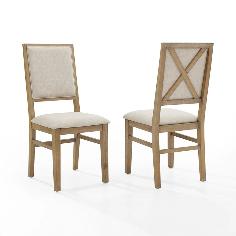 Set di 2 sedie con schienale imbottito - 18.25 L x 21 P x 39.88 A