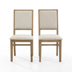 Set di 2 sedie con schienale imbottito - 18.25 L x 21 P x 39.88 A