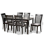 Set da pranzo da 7 pezzi