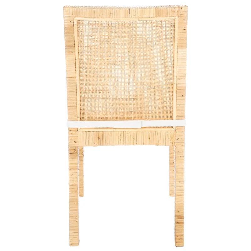 Sedia da pranzo Jessye Cane con cuscino (set da 2) - 21.7 L x 18.1 P x 38.6 A - 22W x 18D x 39H