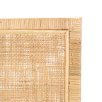 Sedia da pranzo Jessye Cane con cuscino (set da 2) - 21.7 L x 18.1 P x 38.6 A - 22W x 18D x 39H