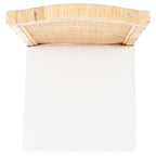 Sedia da pranzo Jessye Cane con cuscino (set da 2) - 21.7 L x 18.1 P x 38.6 A - 22W x 18D x 39H