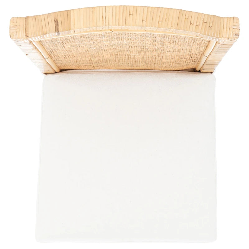 Sedia da pranzo Jessye Cane con cuscino (set da 2) - 21.7 L x 18.1 P x 38.6 A - 22W x 18D x 39H