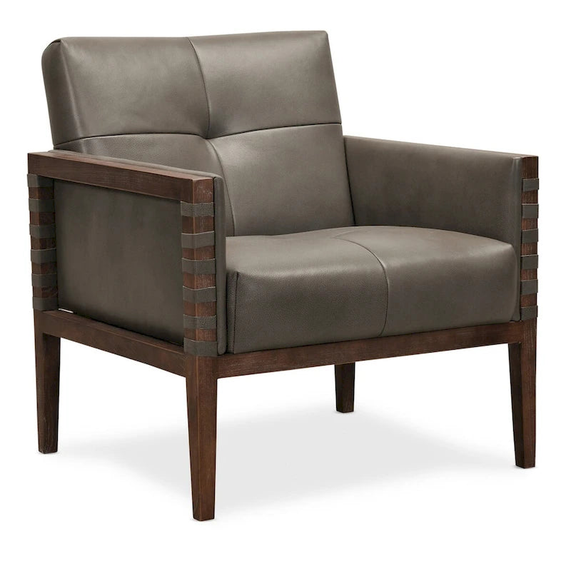  Carverdale 31 Wide Wood Framed Leather Upholstered