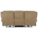 Divano in pelle elettrico largo 89"