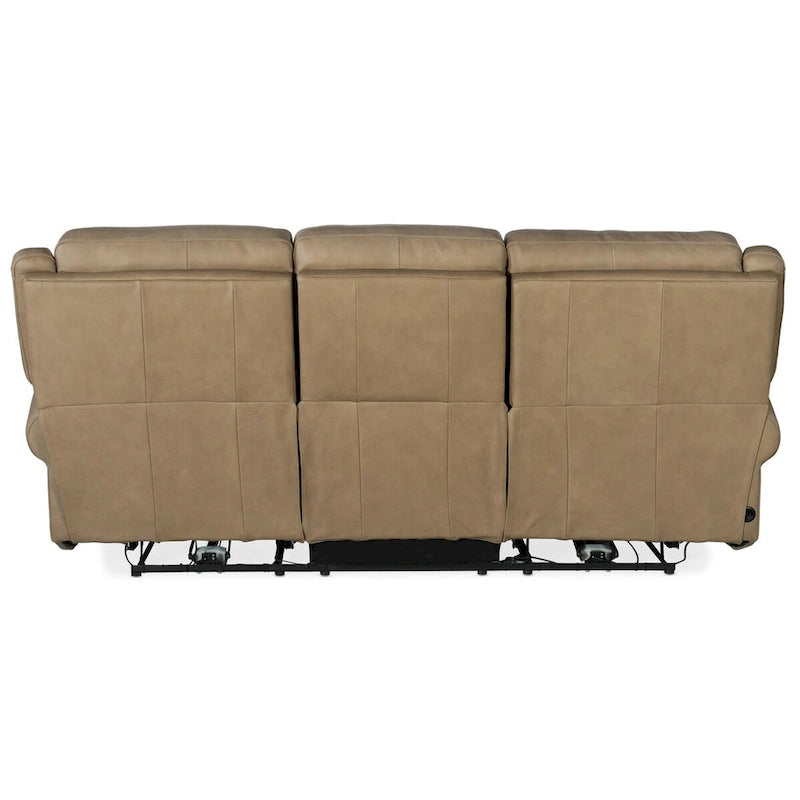 Divano in pelle elettrico largo 89"