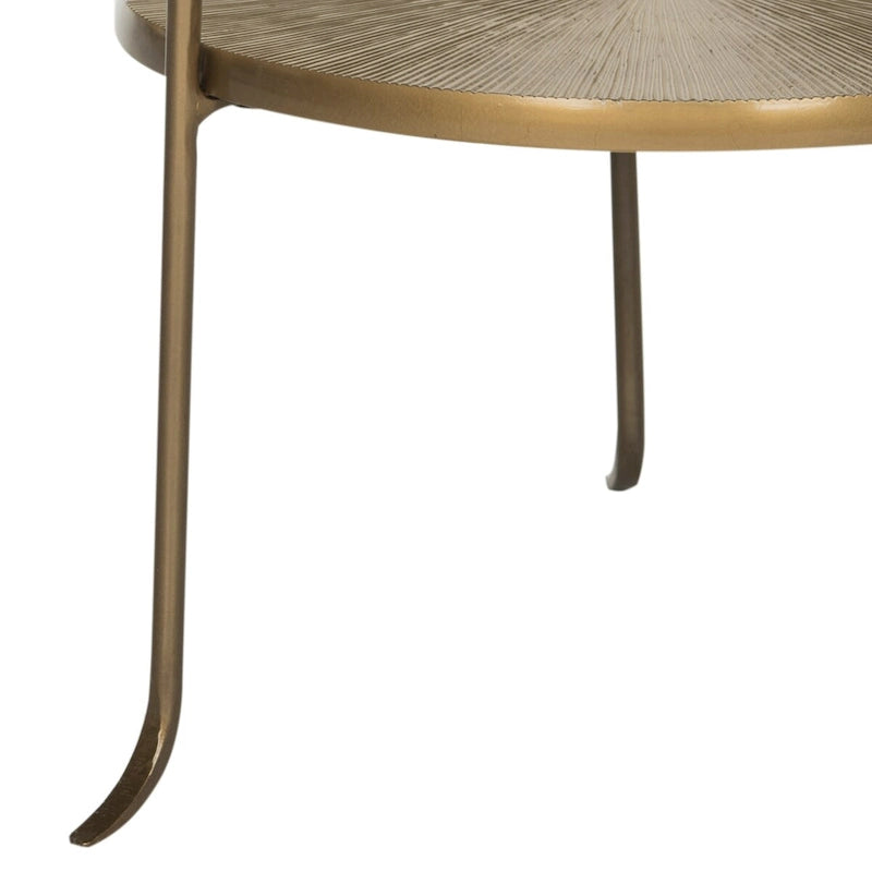 Tavolino in ottone - 14 x 14 x 31,5 - 14Lx14Px32A