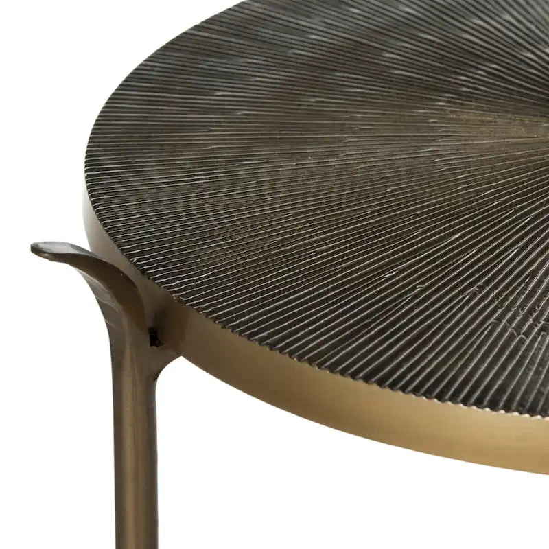 Tavolino in ottone - 14 x 14 x 31,5 - 14Lx14Px32A