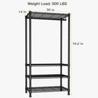 Appendiabiti resistente - 14P x 30L x 74,2A