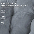Comoda poltrona accentata imbottita in lino con bottoni capitonné, poltrona da lettura per soggiorno, camera da letto