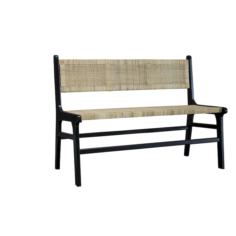 Panca in rattan