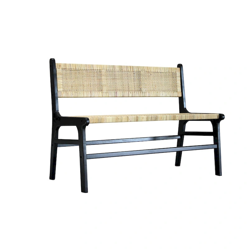 Panca in rattan