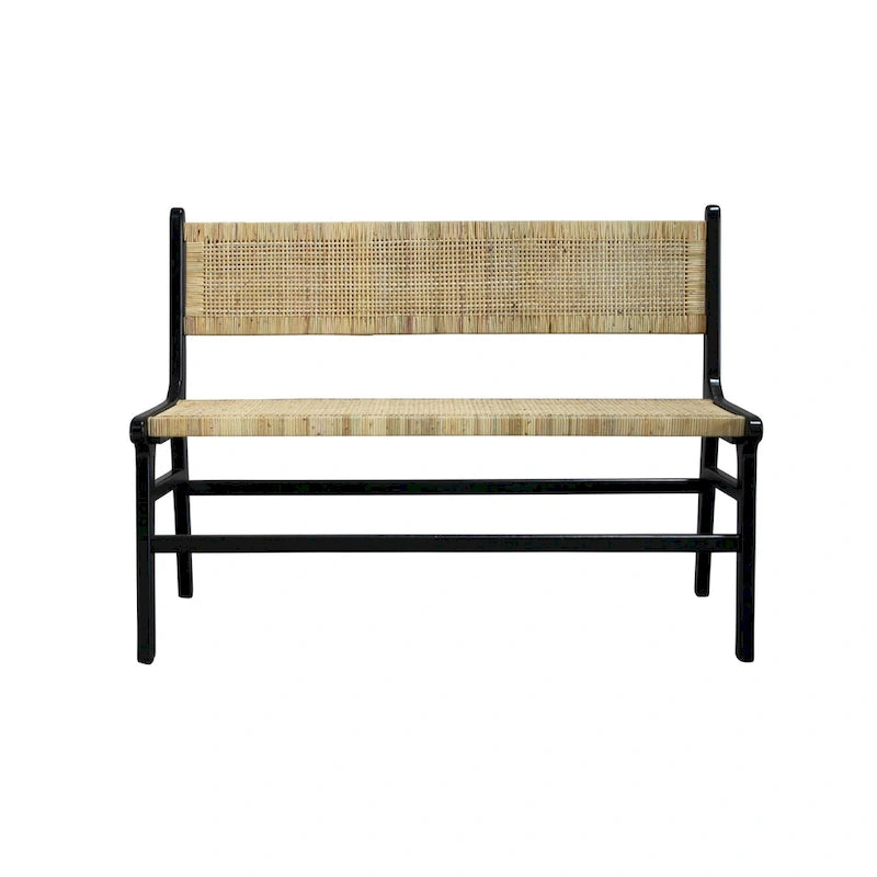 Panca in rattan