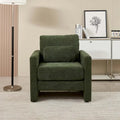 Poltrona di design moderna in ciniglia per soggiorno