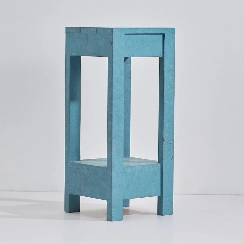 Tavolino da salotto quadrato da 26 pollici, comodino per camera da letto, lato letto, divano da soggiorno, P28 x L27 x A66 cm