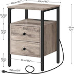 Tavolino con Stazione di Ricarica - 15,7P x 15,7L x 24A