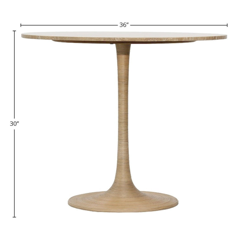 Tavolo Bistrot Maple Stone, Naturale