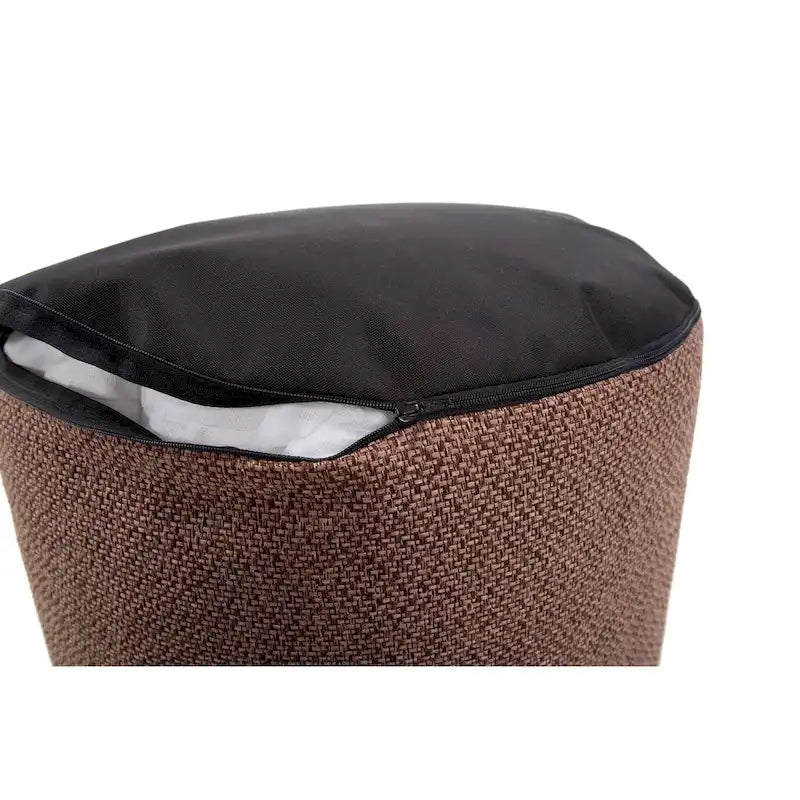 Pouf rotondo Panama Chocolate